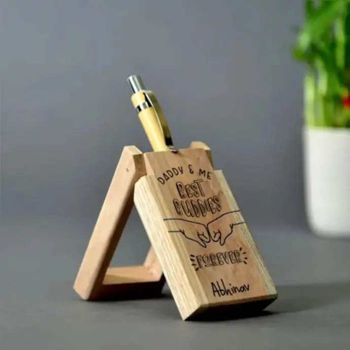 🖋️ Custom Wooden Pen Holder