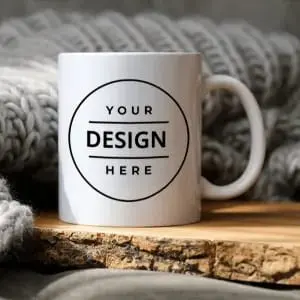 Giftspedia.Photo & Text Printed Cup For Birthday, Anniversary Gift White mug+ 204 Ceramic Coffee Mug (350 ml)